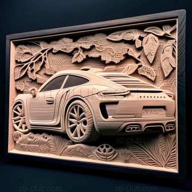 3D мадэль Porsche Taycan (STL)